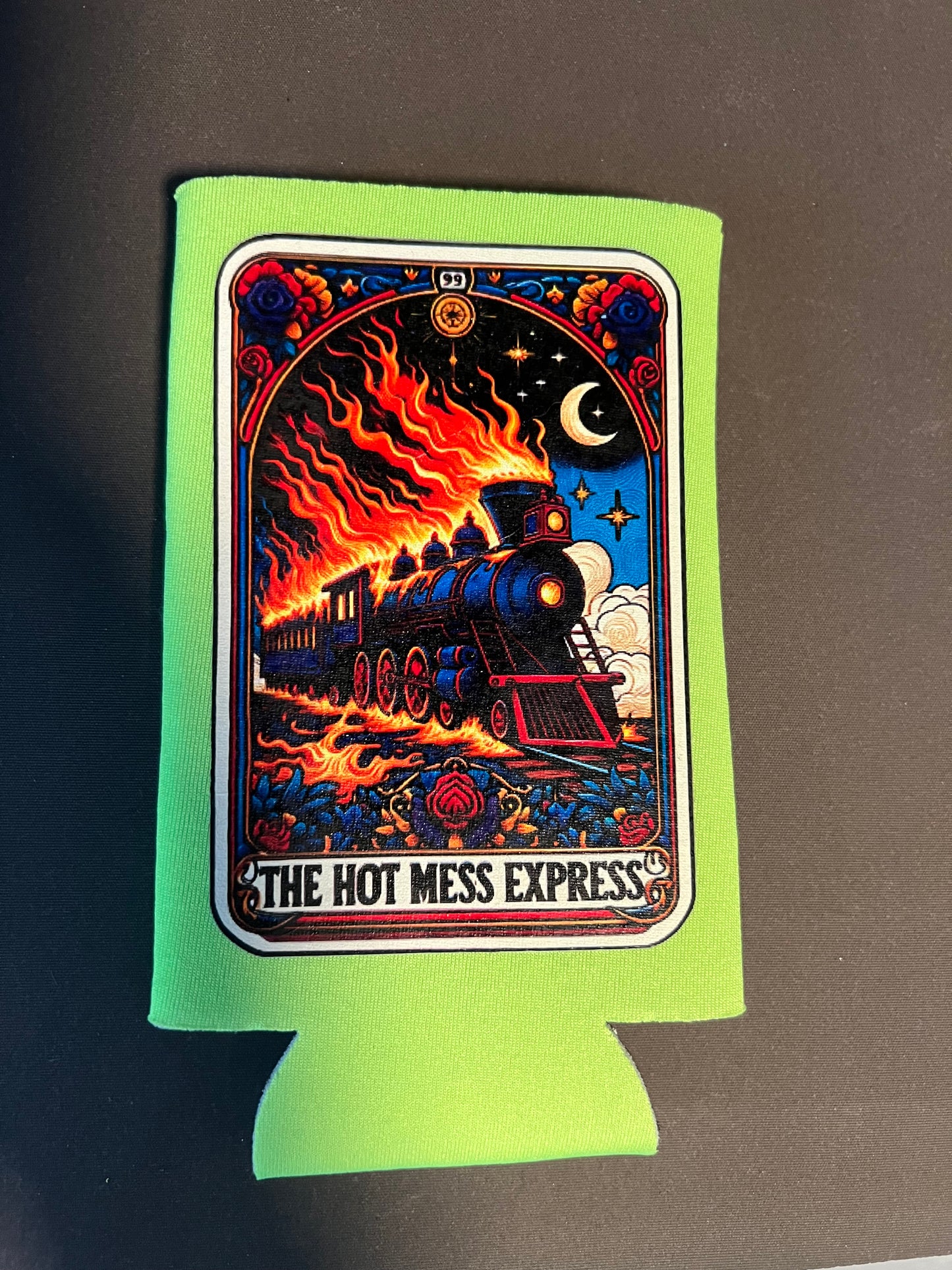 Hot Mess Express Tarot Tall Coozie