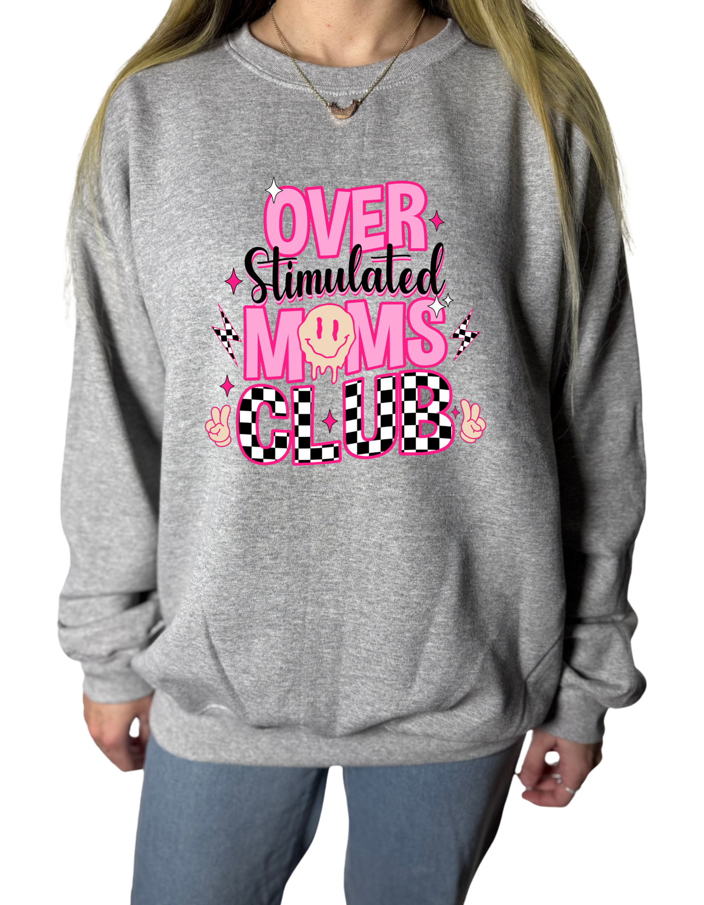 Overstimulated Moms Club Gildan Tops