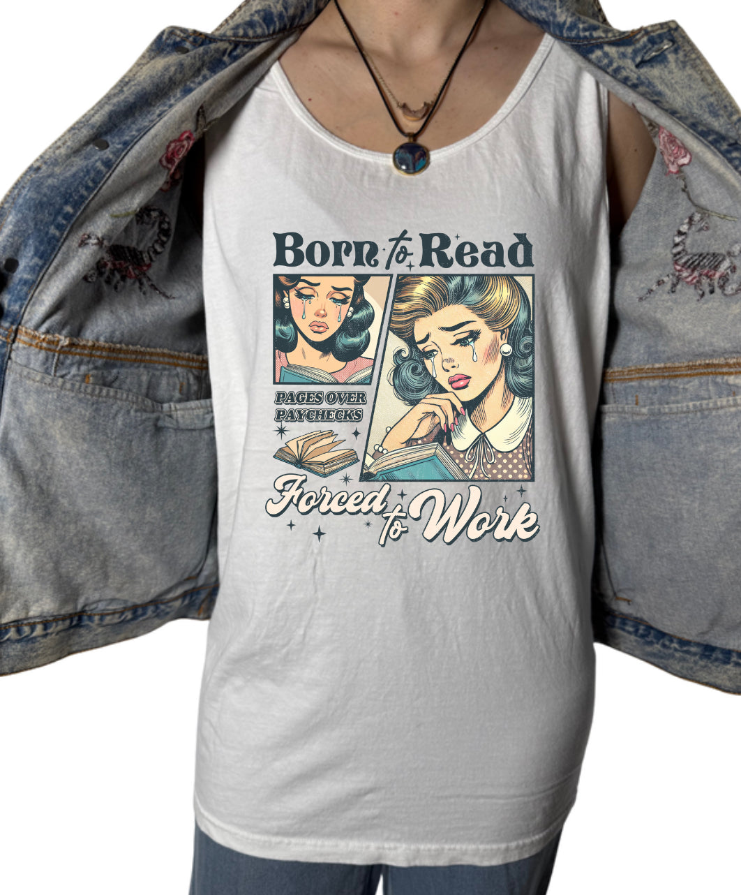 Born To Read Tank