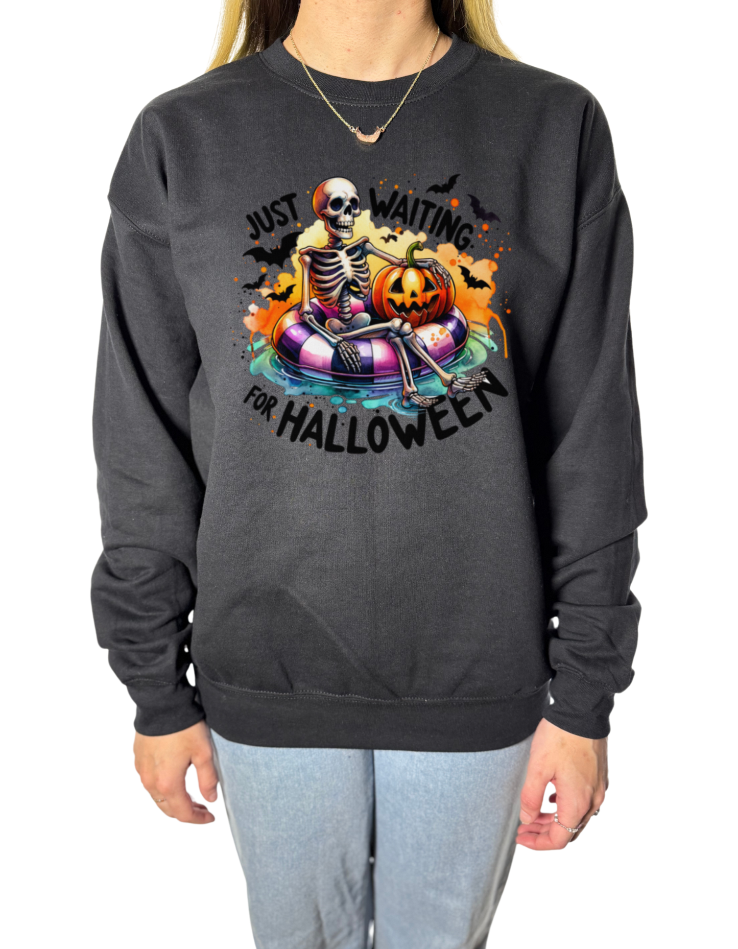Just Waiting For Halloween Gildan Tops