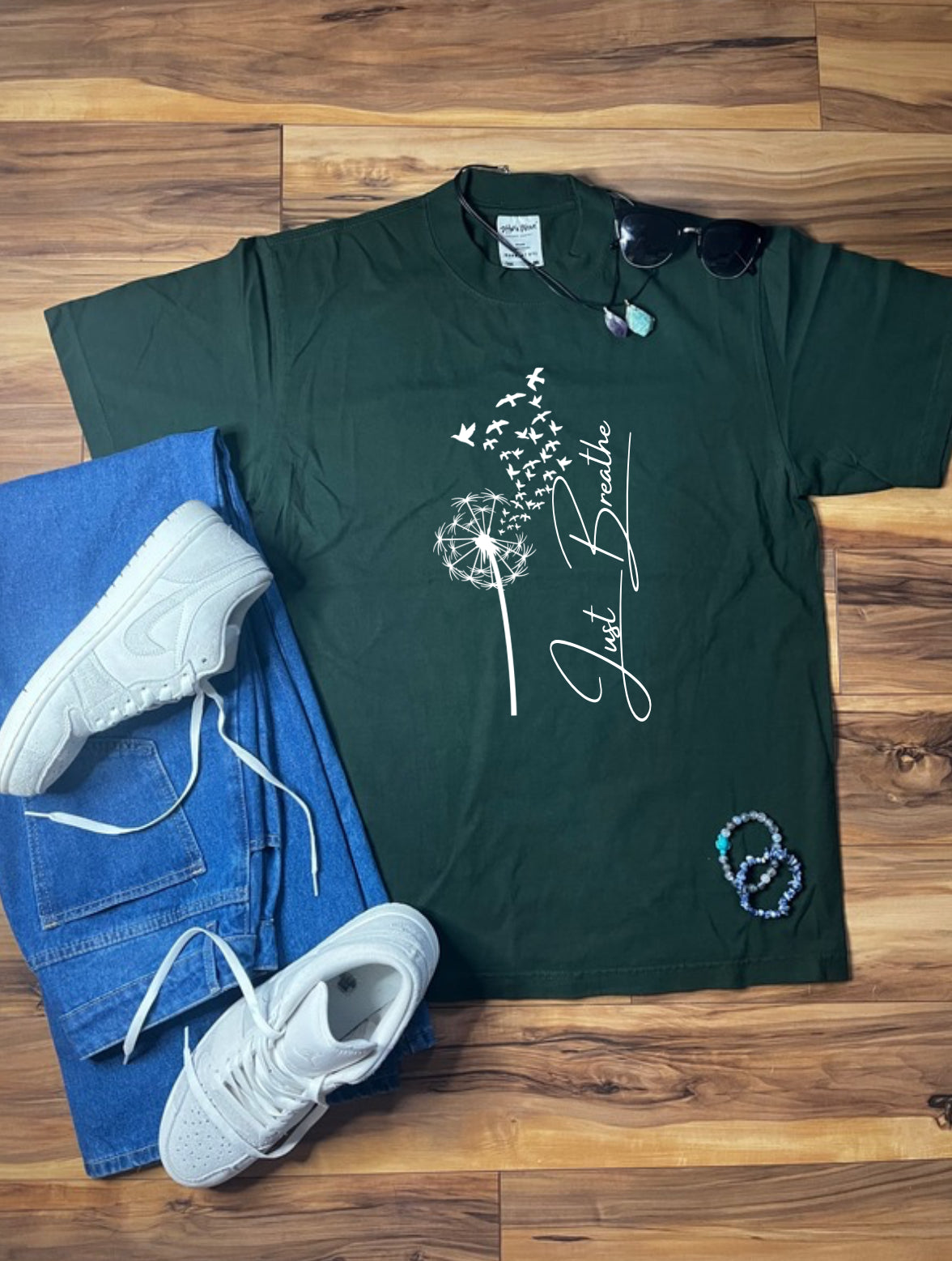 Just Breathe Shaka Wear Tee