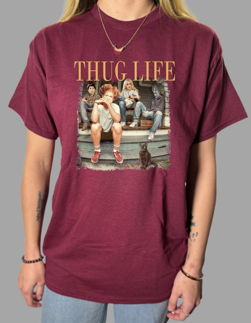 Thug Life Gildan Tops