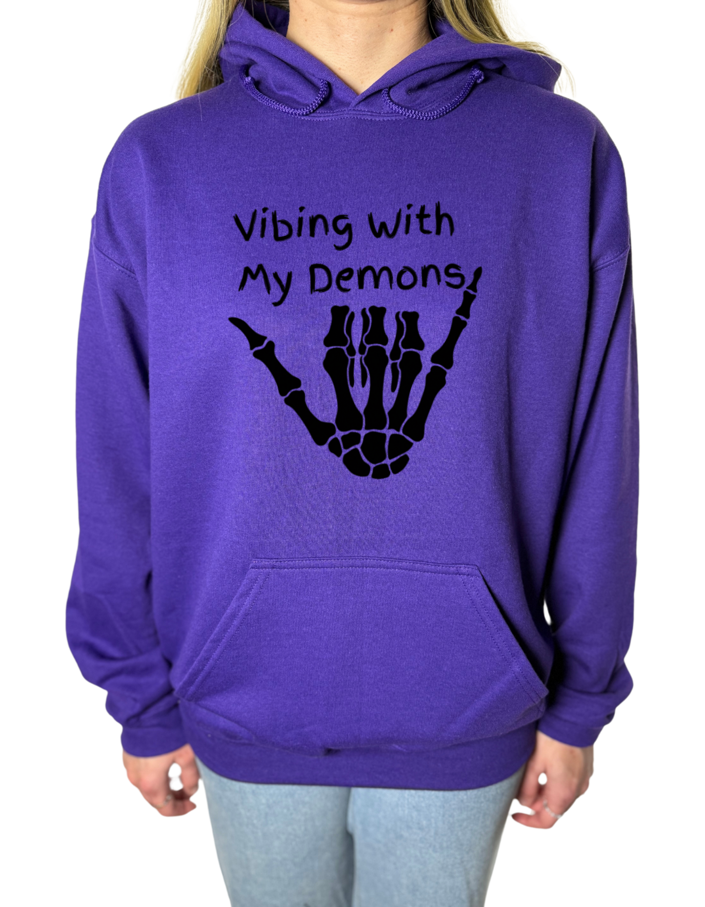 Vibing With My Demons Gildan Tops