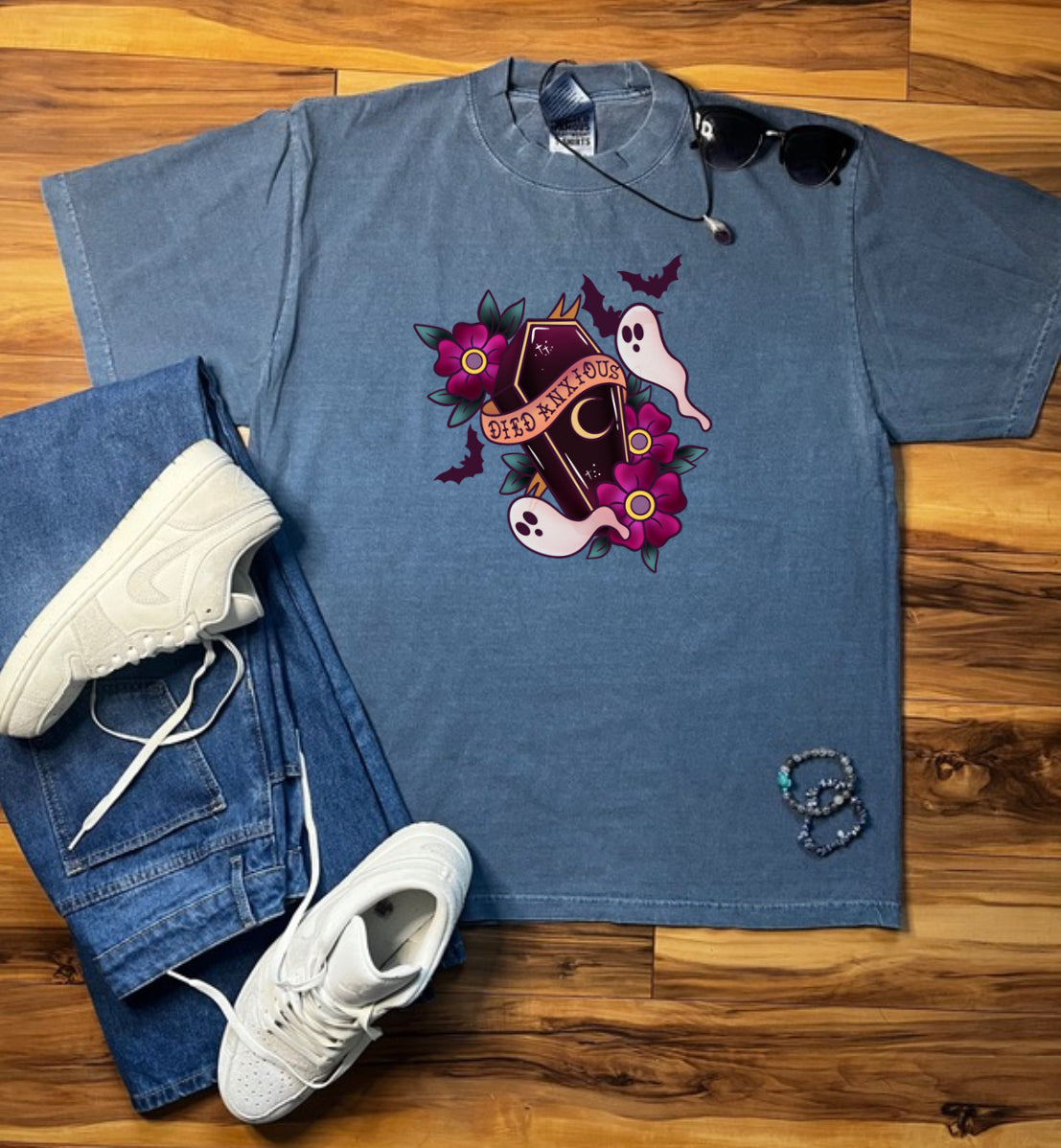 Died Anxious Shaka Wear Tee