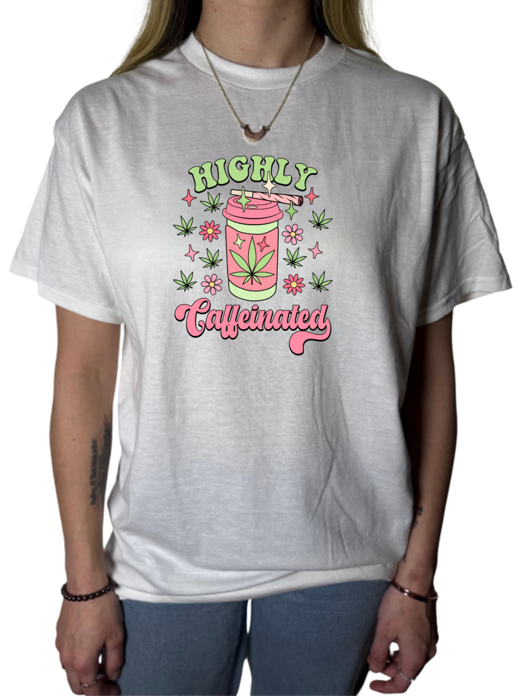 Caffeinated Sublimation Gildan Top