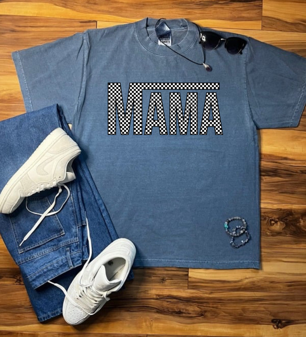 Mama Checkers Wear Tee
