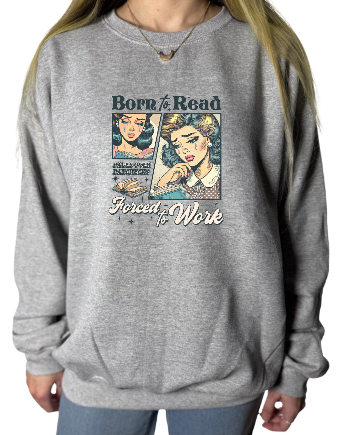 Born To Read Gildan Tops