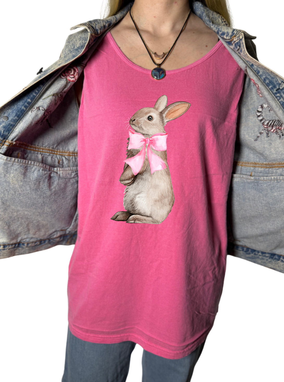Bunny With Bow Tank