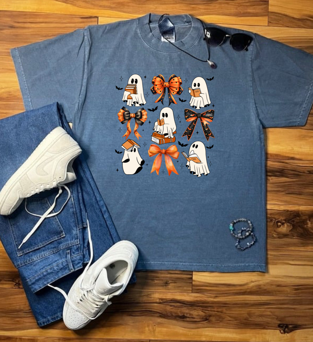 Ghosts and Books Shaka Wear Tee