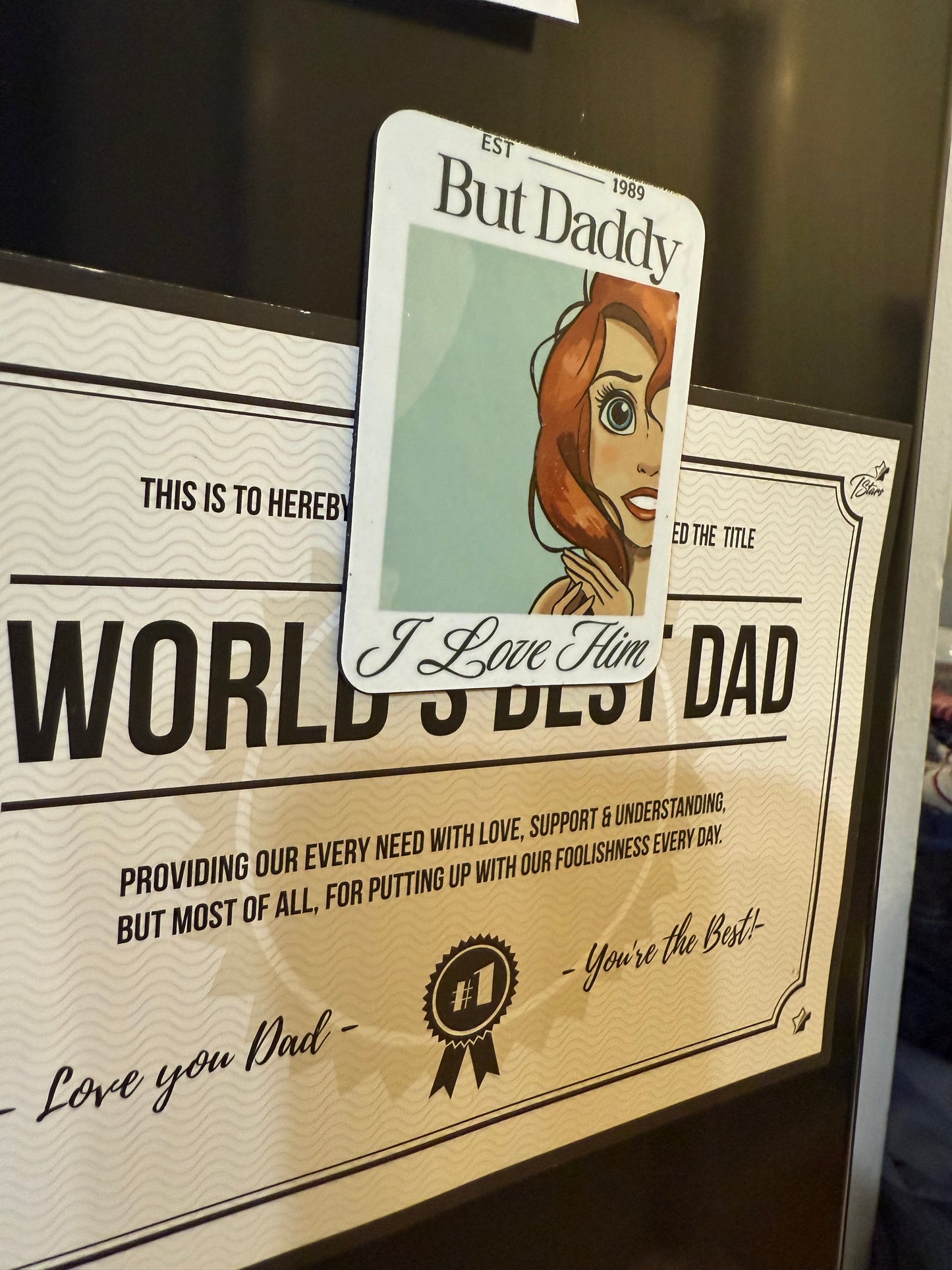 But Daddy I Love Him Magnet