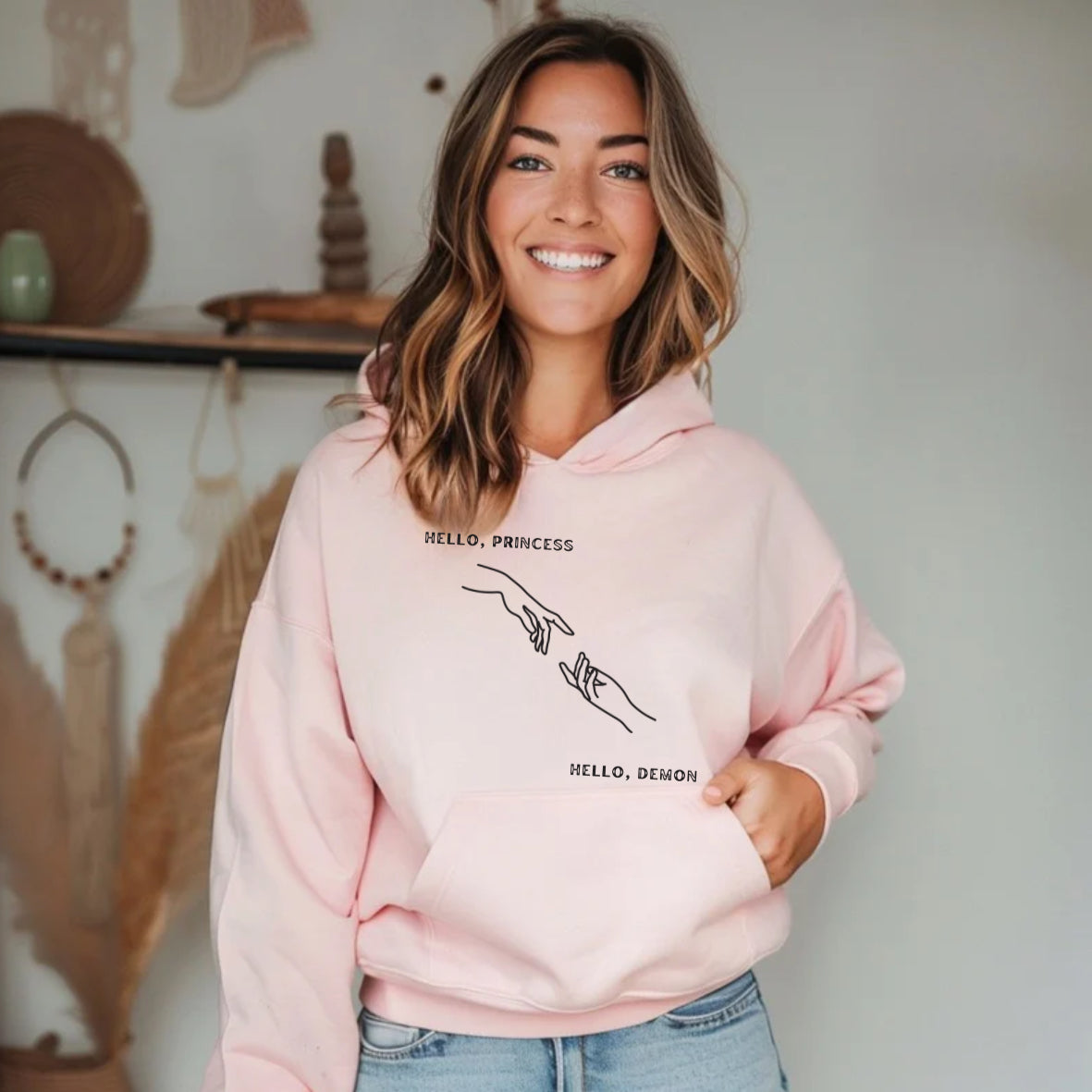 Officially Licensed Brea Lamb: Hello Sublimation Gildan Tops