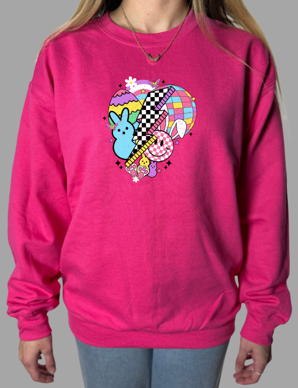 Retro Easter Gildan Tops