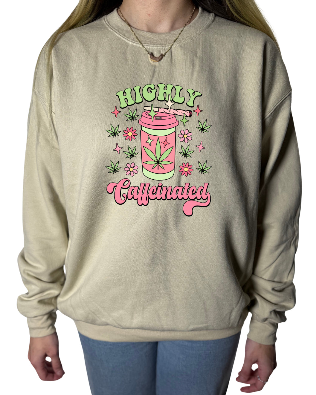 Caffeinated Sublimation Gildan Top