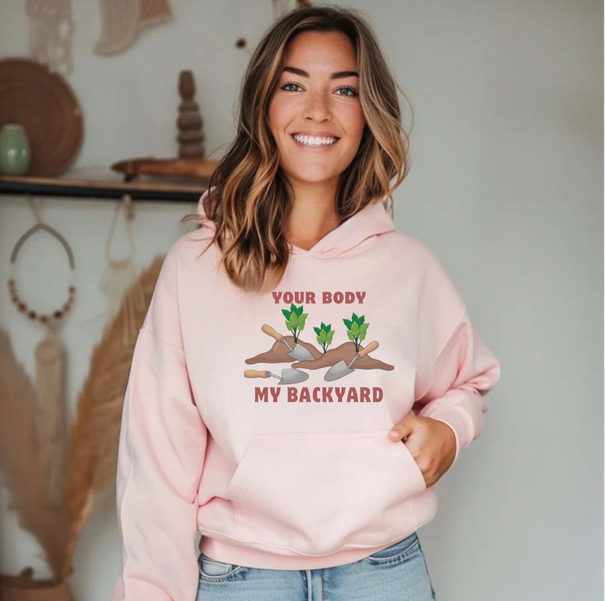 Your Body My Backyard Sublimation Gildan Top