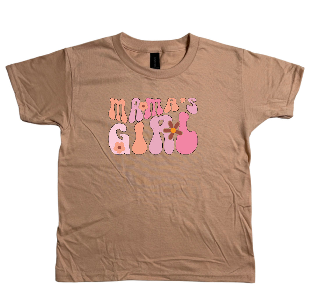 Mamas Girl Youth Gildan Tops