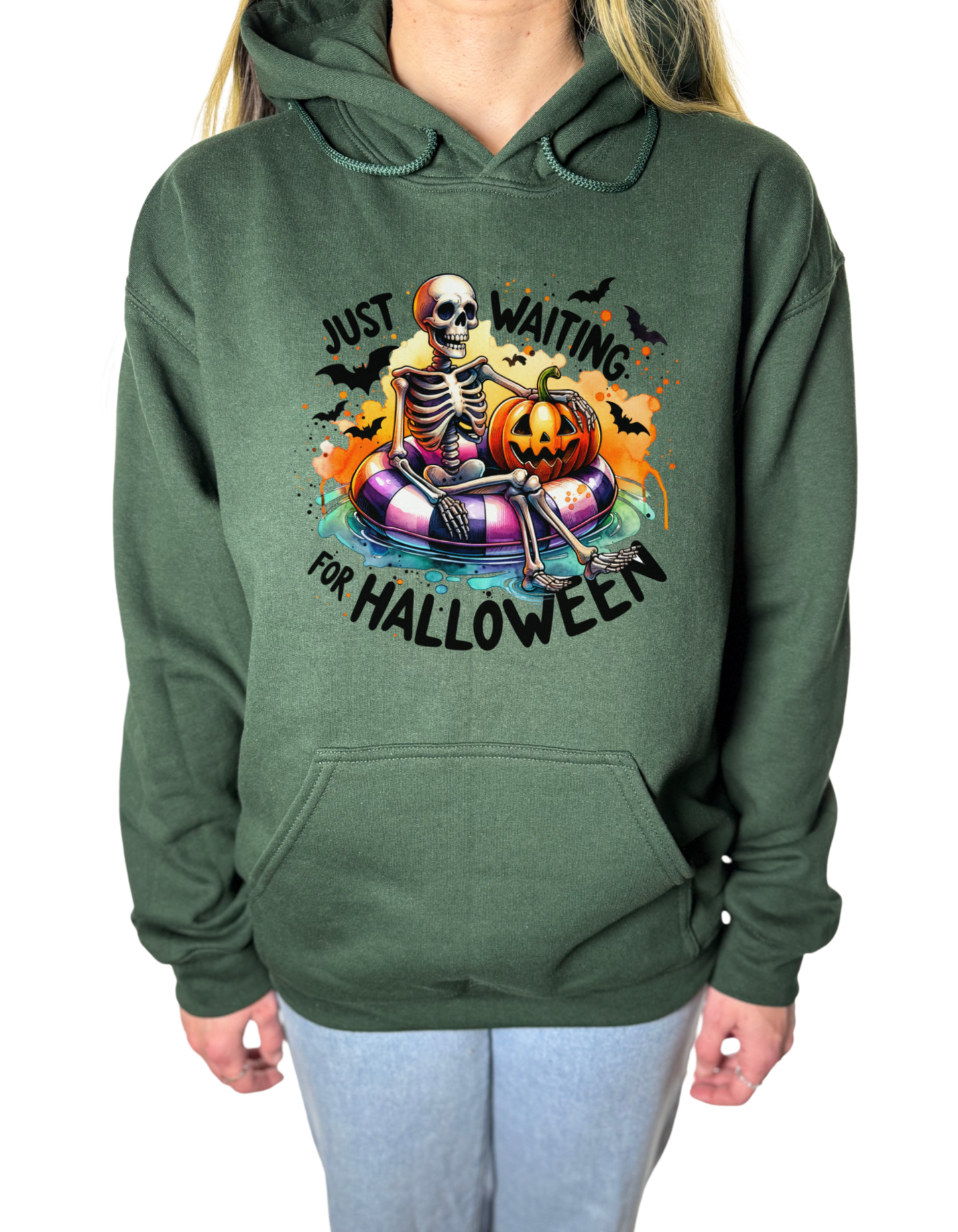 Just Waiting For Halloween Gildan Tops