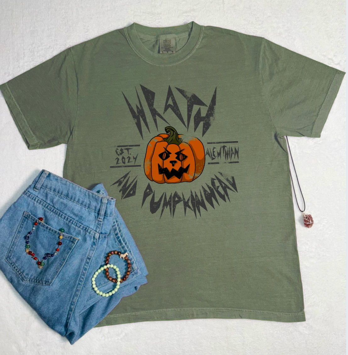 Officially Licensed Brea Lamb: Wrath and 🎃 World Tour Comfort Colors Band Tee