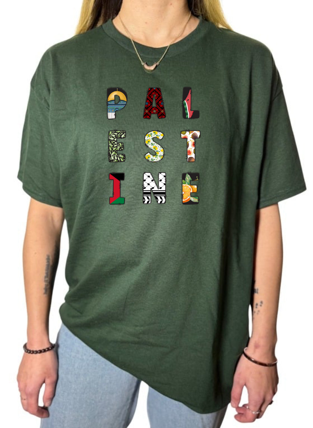 Palestine Gildan Tops
