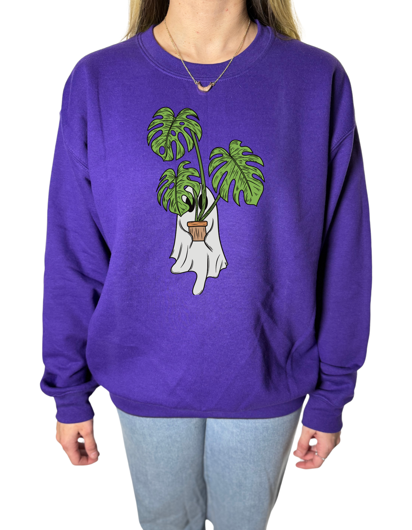 Monstera Ghostie Gildan Tops