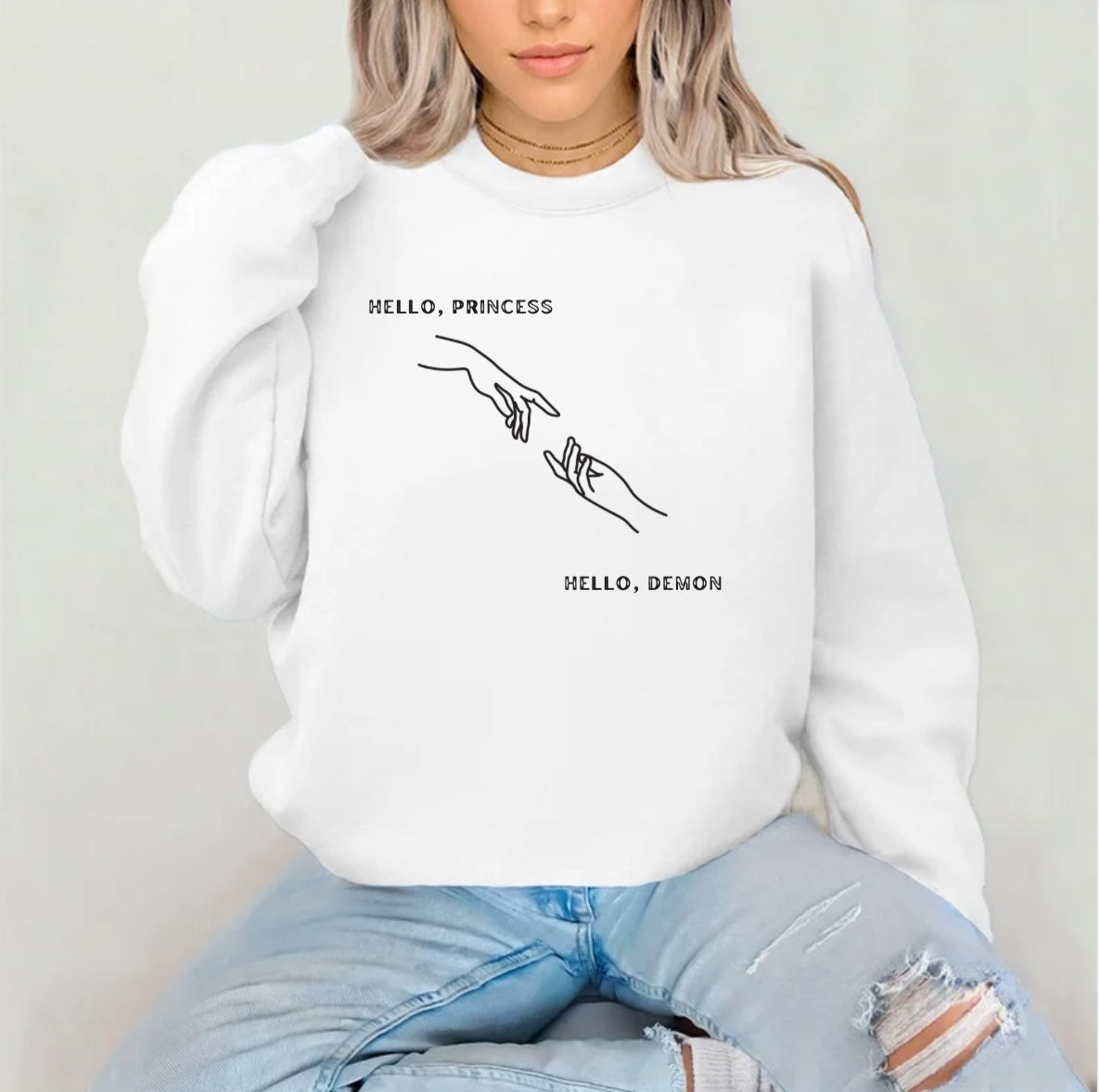 Officially Licensed Brea Lamb: Hello Sublimation Gildan Tops