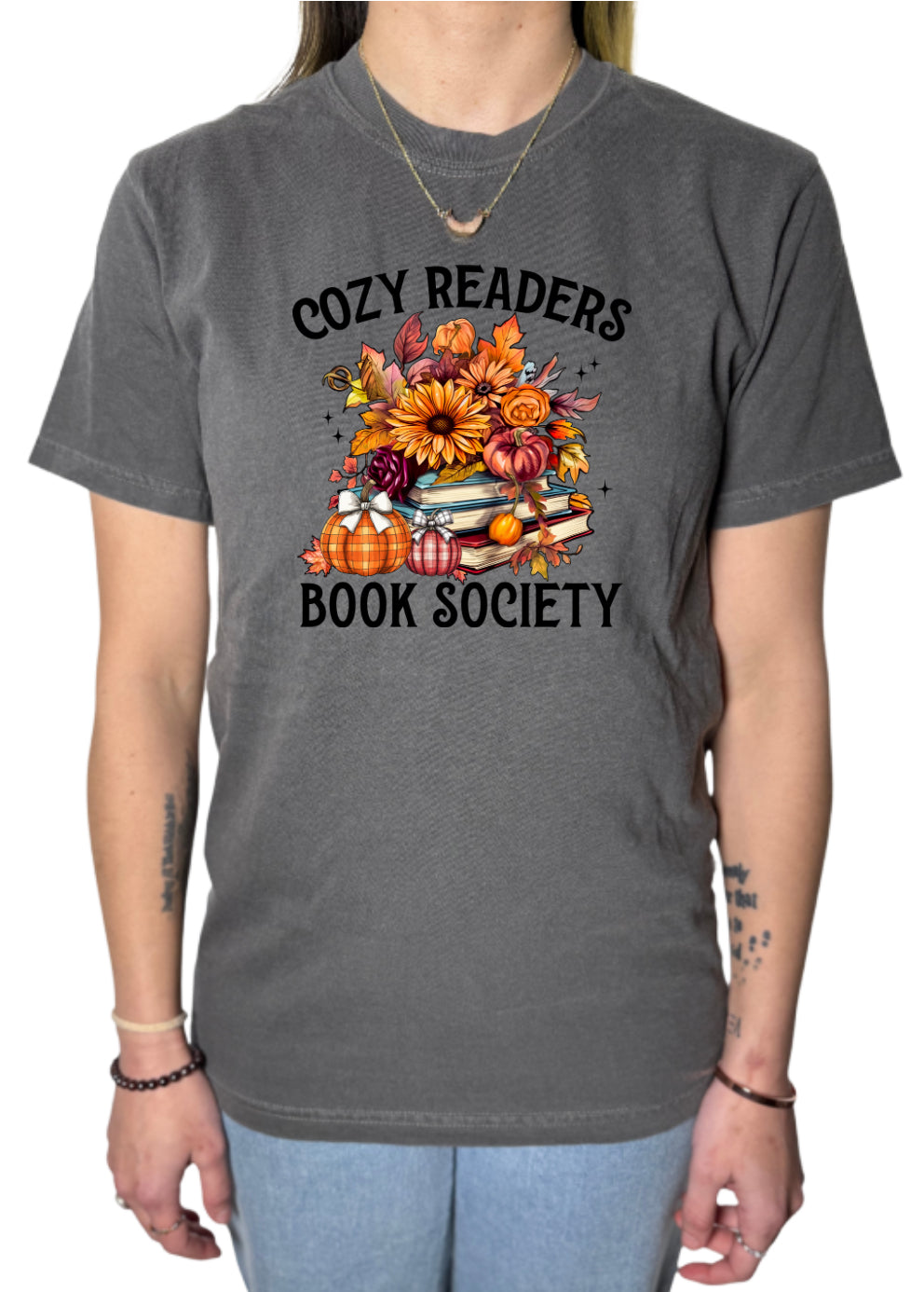 Cozy Readers Book Society Comfort Colors Tee