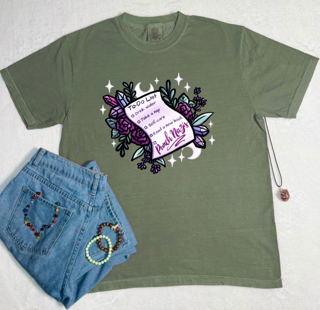 To Do List Comfort Colors Tee