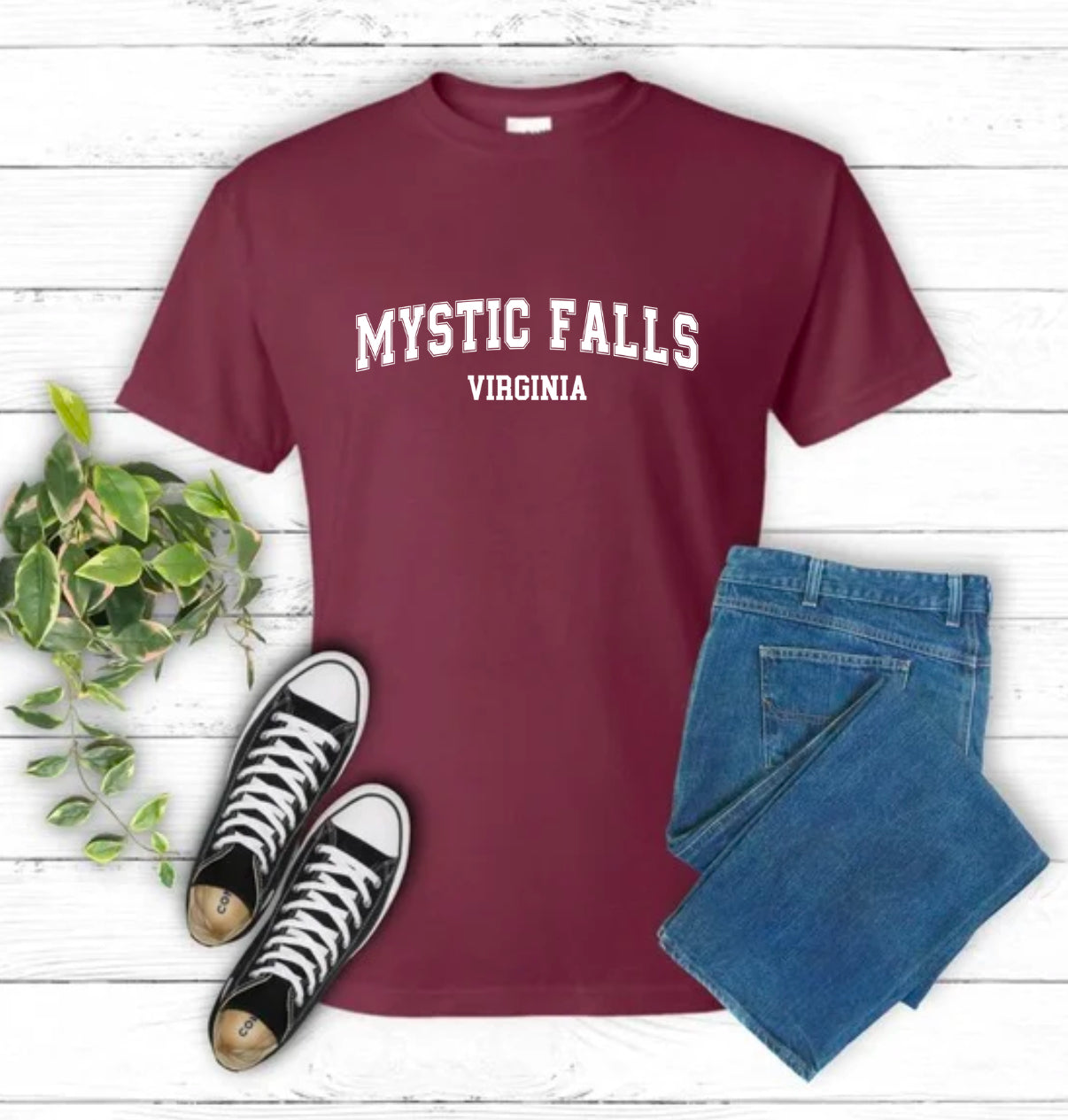 Mystic Falls Gildan Tops