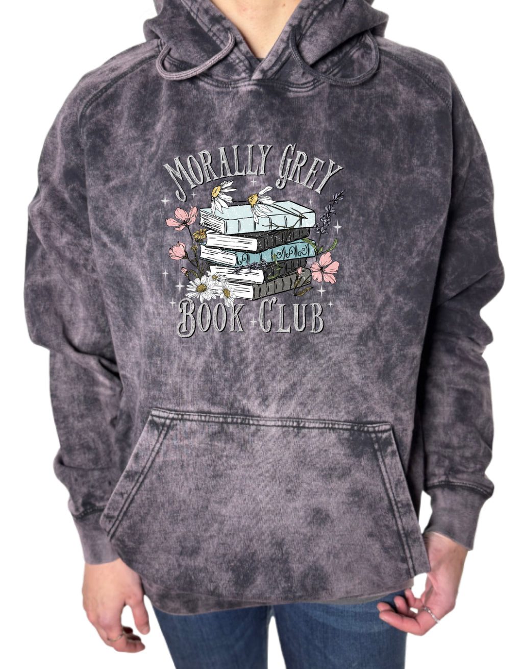 Morally Grey Vintage Wash Hoodie