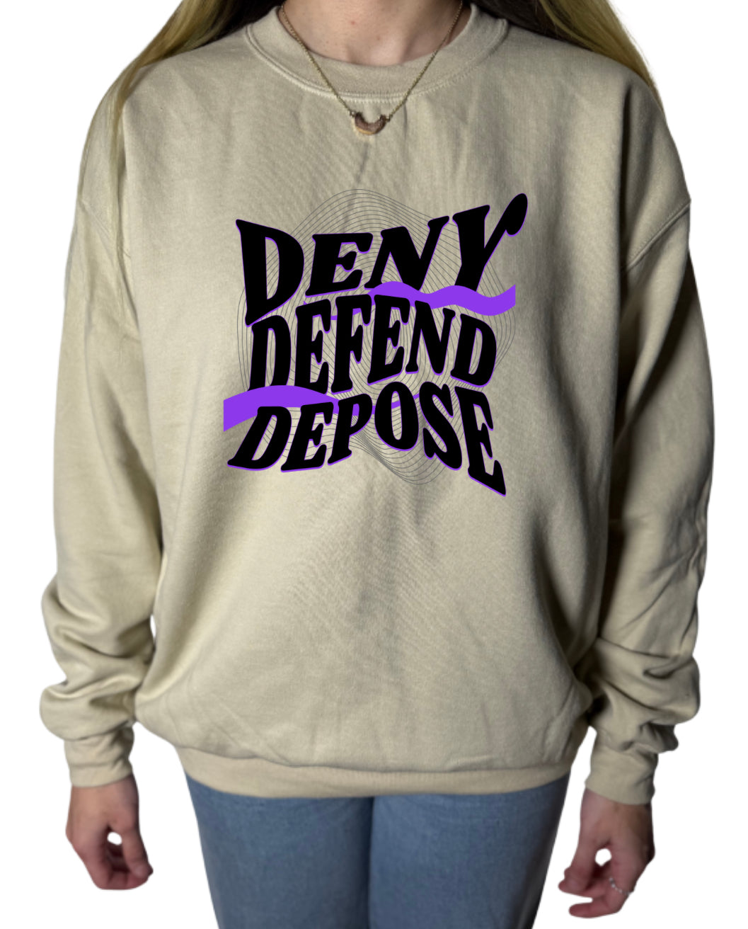 Deny Denfend Depose Gildan Tops