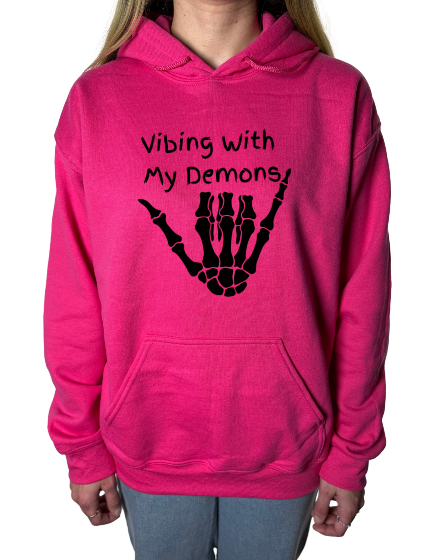 Vibing With My Demons Gildan Tops