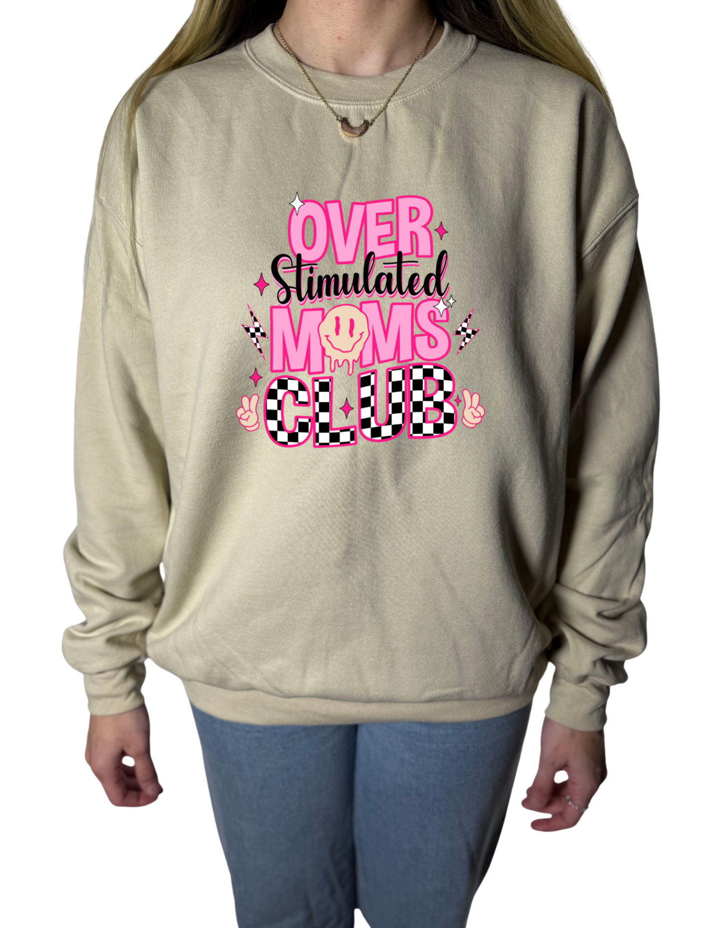 Overstimulated Moms Club Gildan Tops