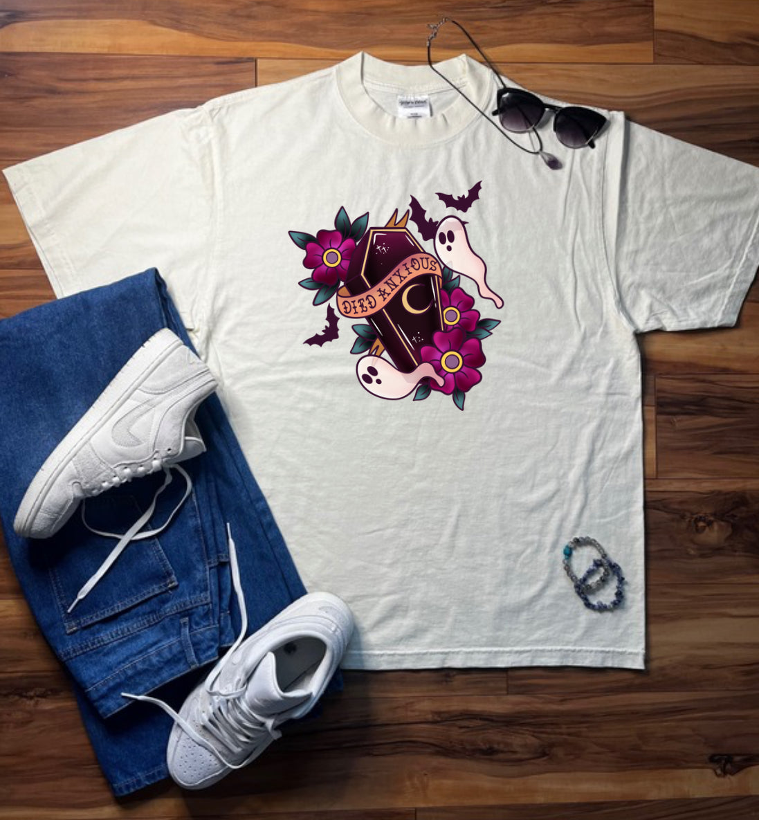 Died Anxious Shaka Wear Tee