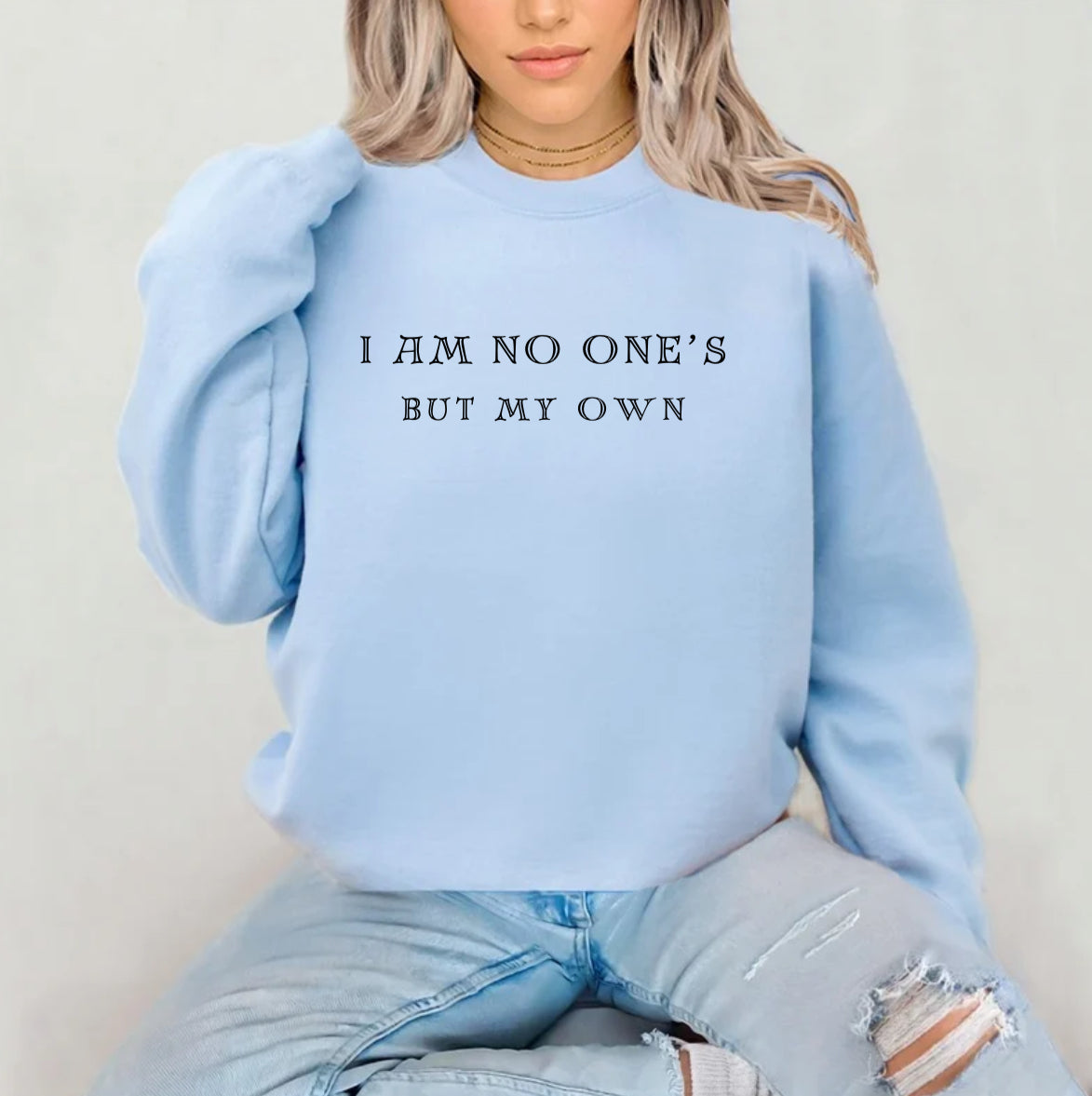 Officially Licensed Brea Lamb: I Am No One’s Sublimation Gildan Tops