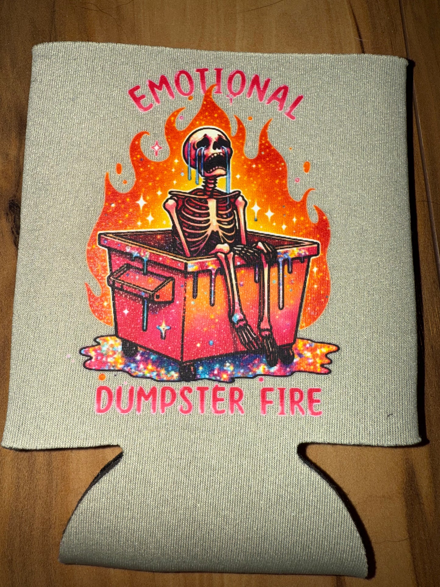 Emotional Dumpster Fire Coozie