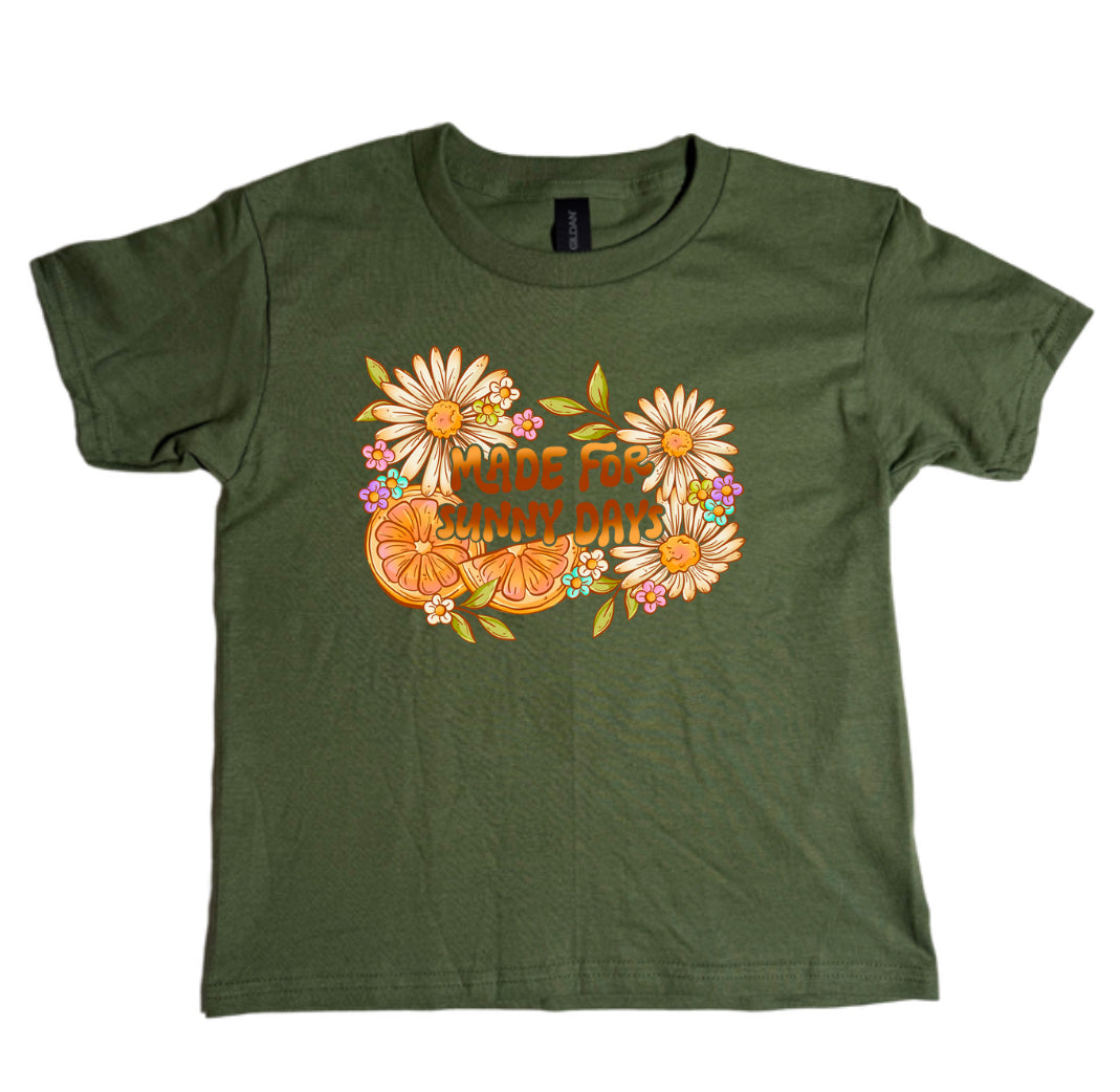 Made For Sunny Days Gildan Youth Tee