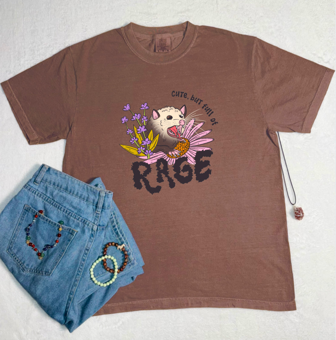 Cute But Full Of Rage Comfort Colors Tee