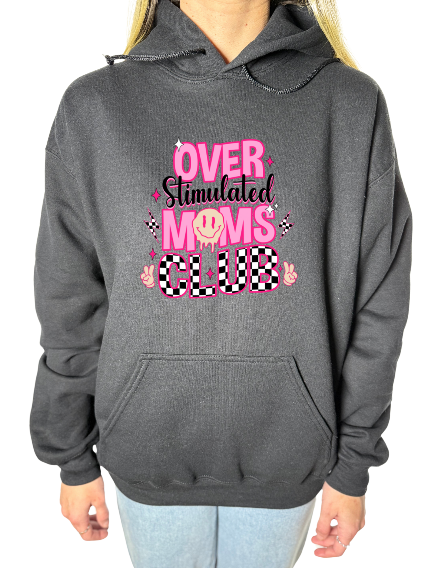 Overstimulated Moms Club Gildan Tops