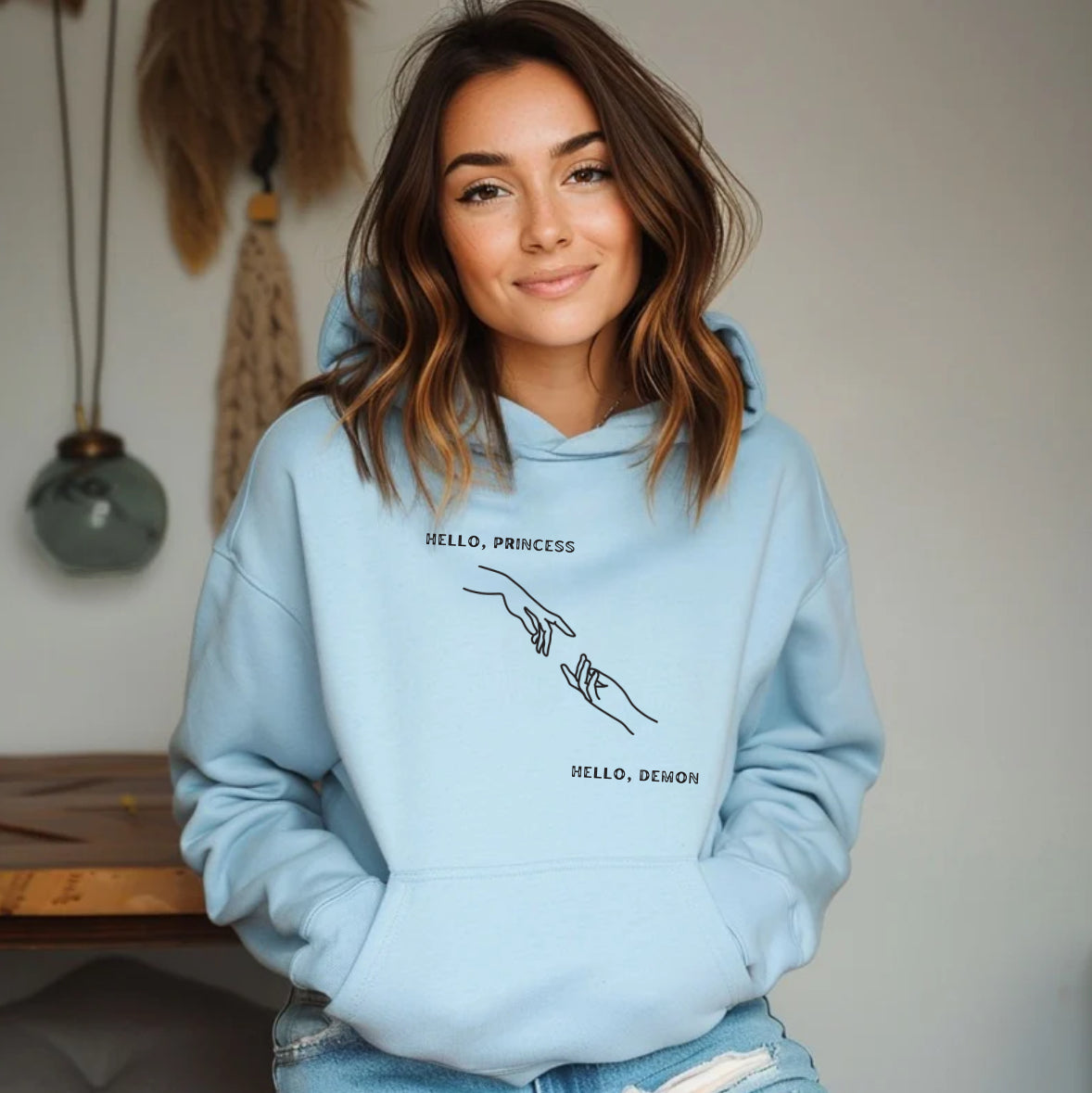 Officially Licensed Brea Lamb: Hello Sublimation Gildan Tops