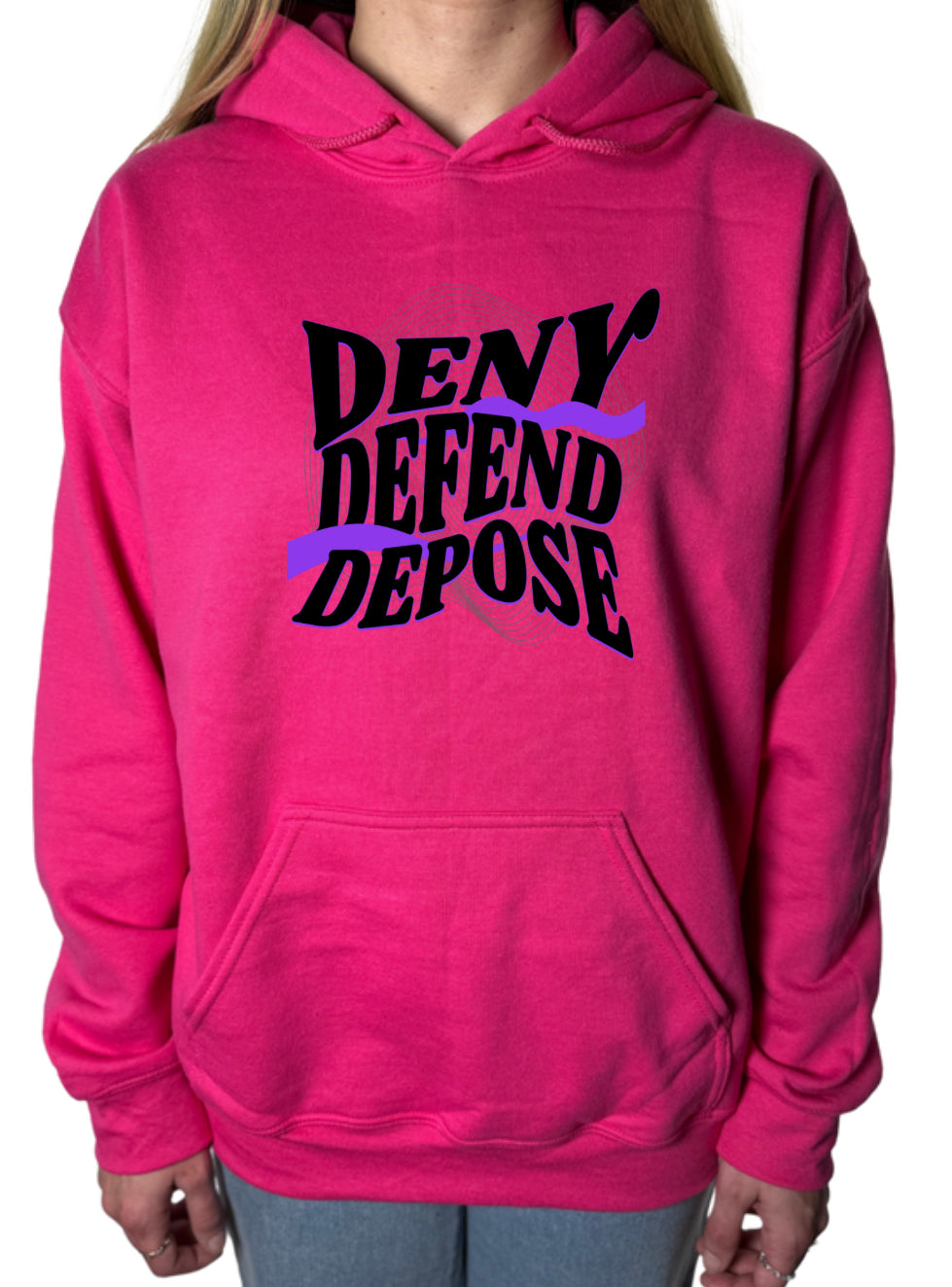 Deny Denfend Depose Gildan Tops