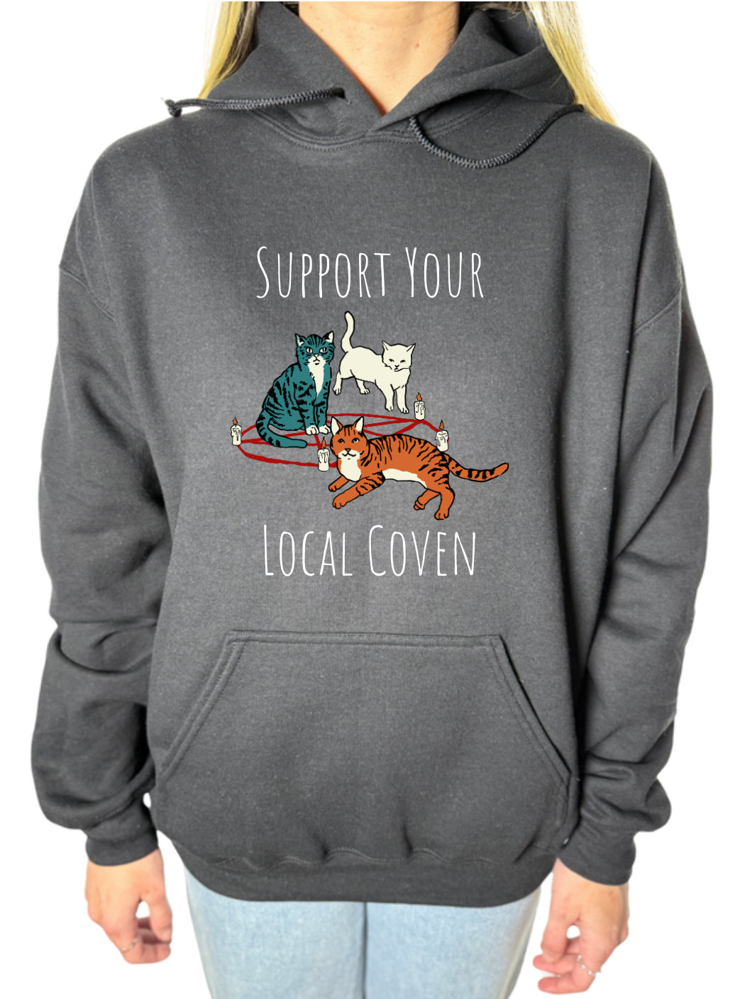 Support Your Local Coven Gildan Tops