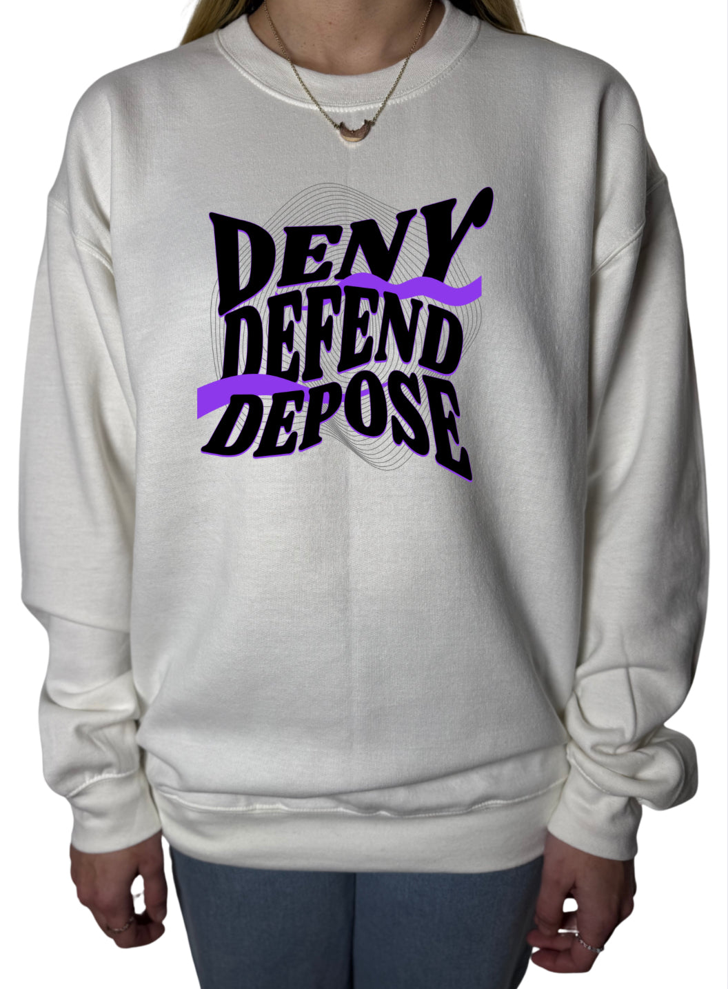 Deny Denfend Depose Gildan Tops