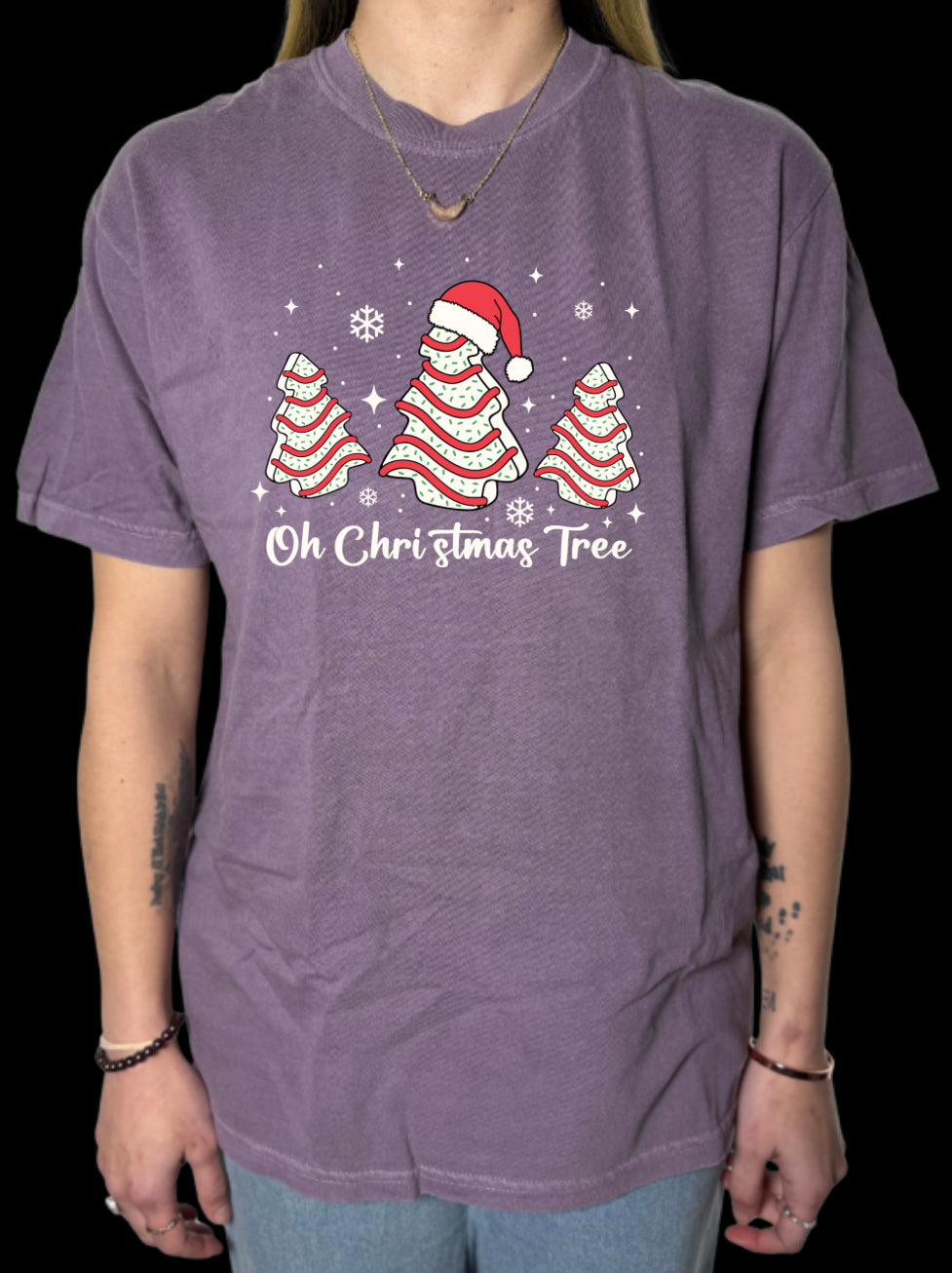 Oh Christmas Tree Comfort Colors Tee