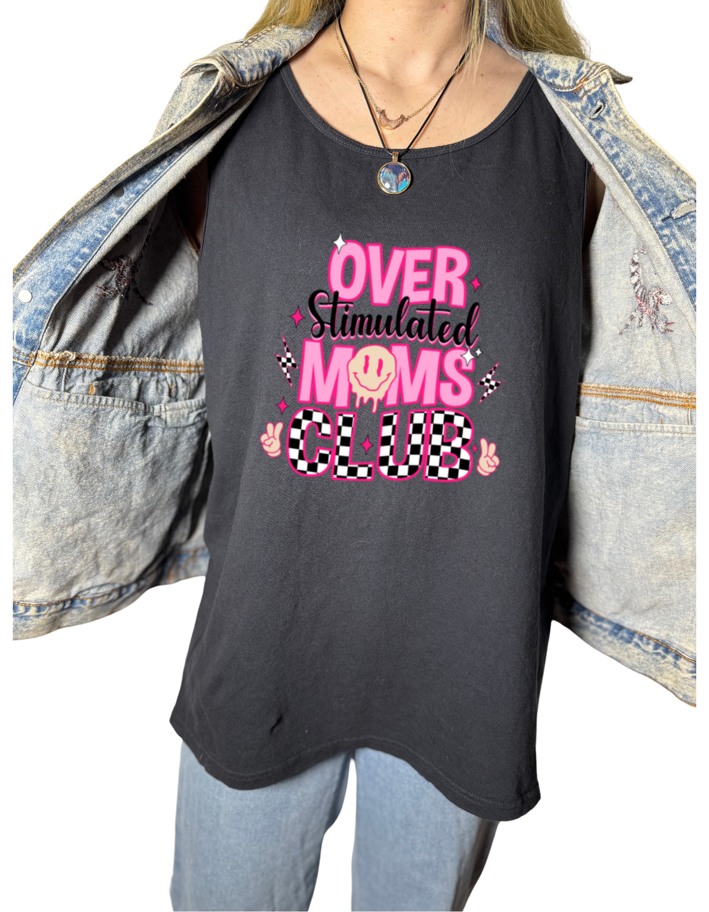 Overstimulated Moms Club Tank