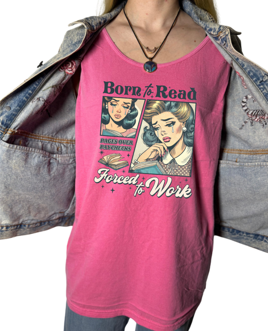 Born To Read Tank
