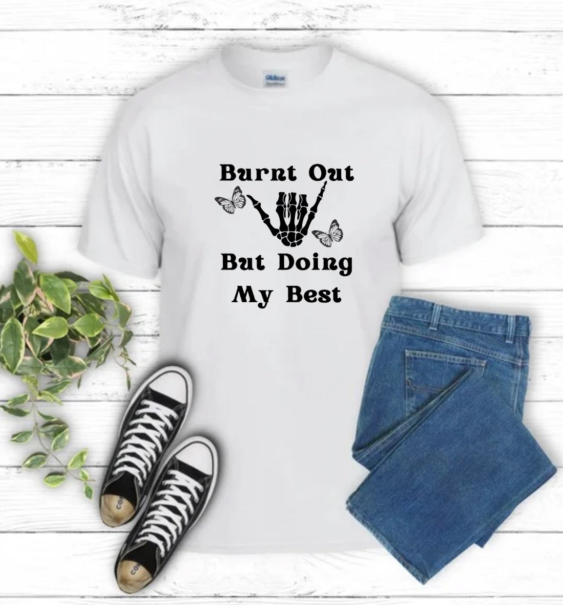 Burnt Out Sublimation Gildan Top