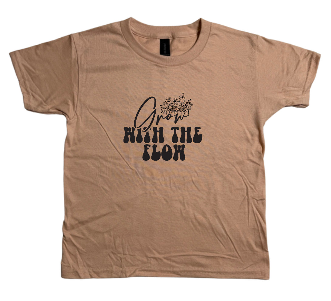 Grow With The Flow Youth Gildan Tee