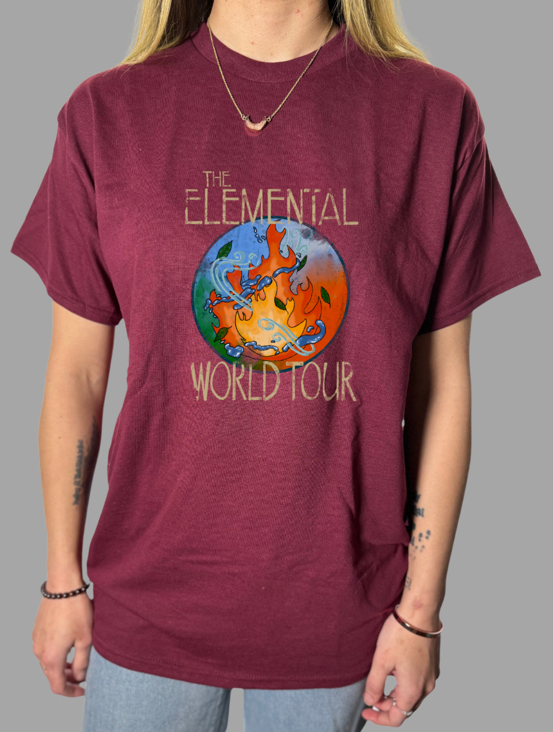 Brea Lamb Offically Licensed: The Elemental Band Tee Gildan DTF Tops