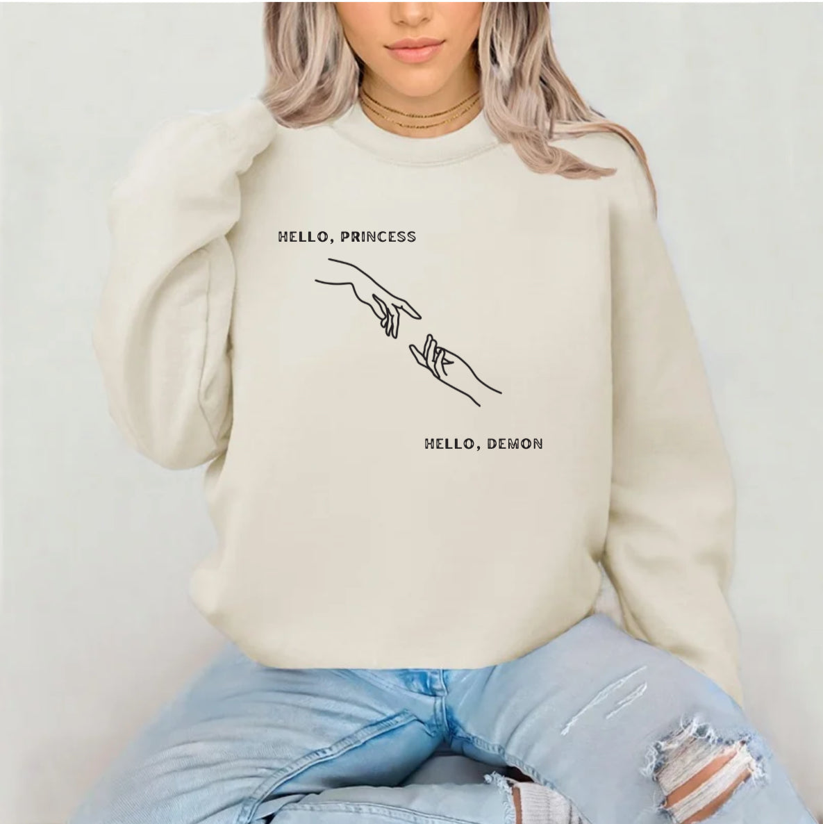 Officially Licensed Brea Lamb: Hello Sublimation Gildan Tops