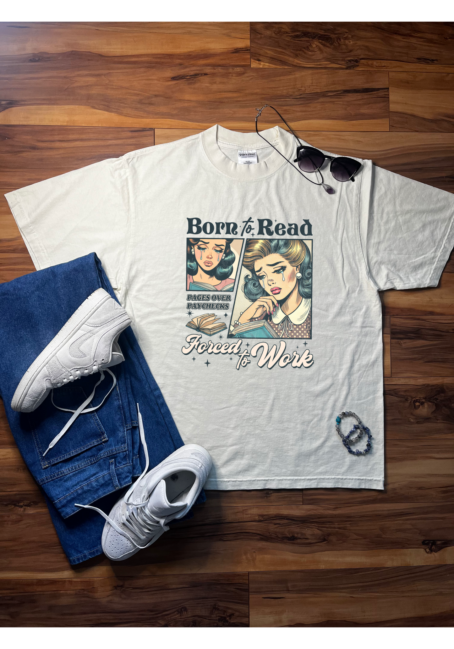 Born To Read Shaka Wear Tee