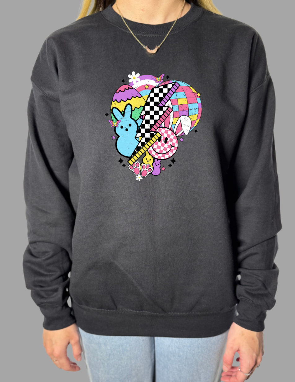 Retro Easter Gildan Tops